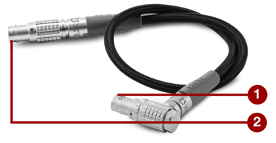 RED Lens Control Motor Cable (3.3KΩ Version)